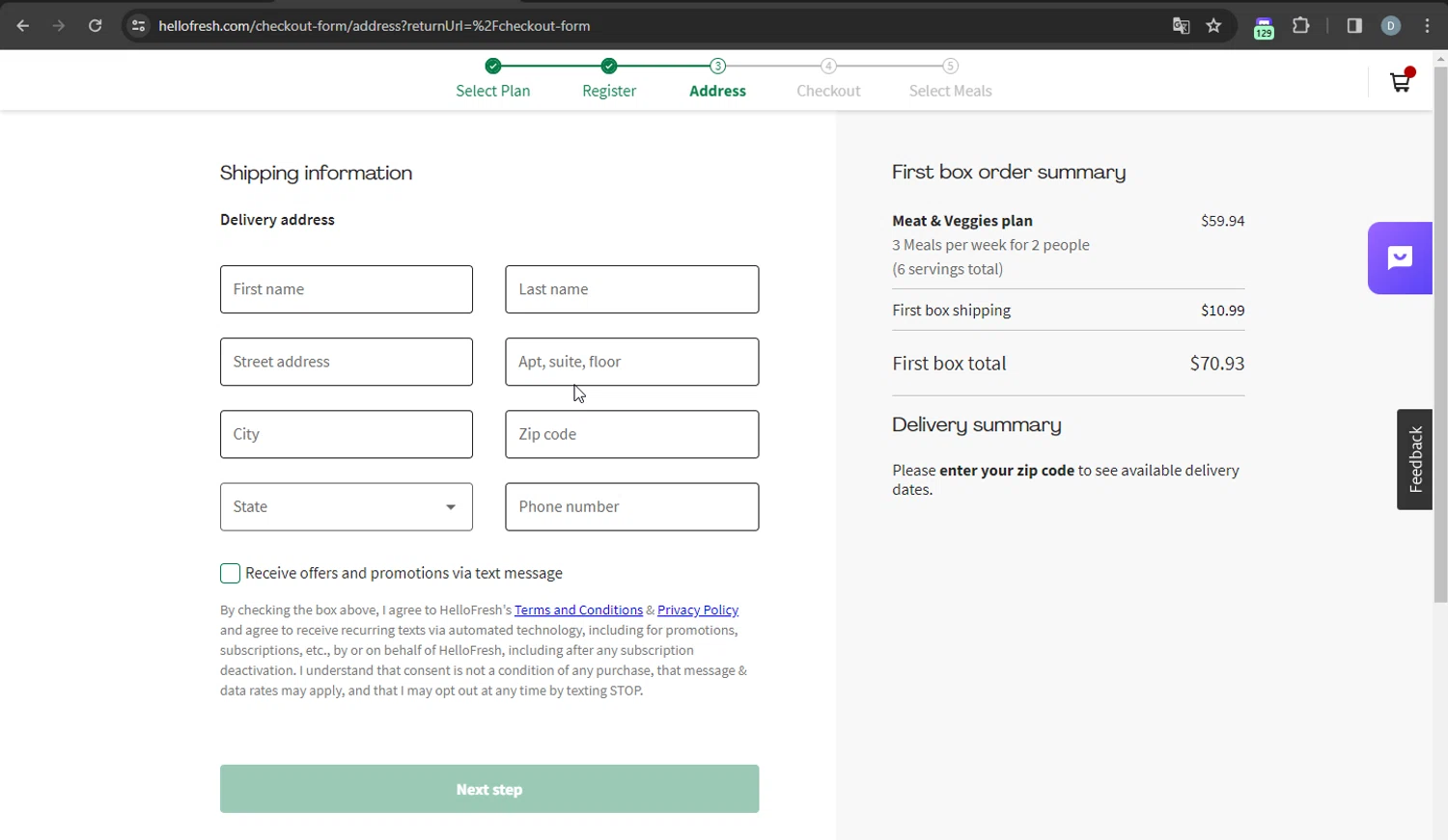 HelloFresh Promo Codes 75 Off December 2023