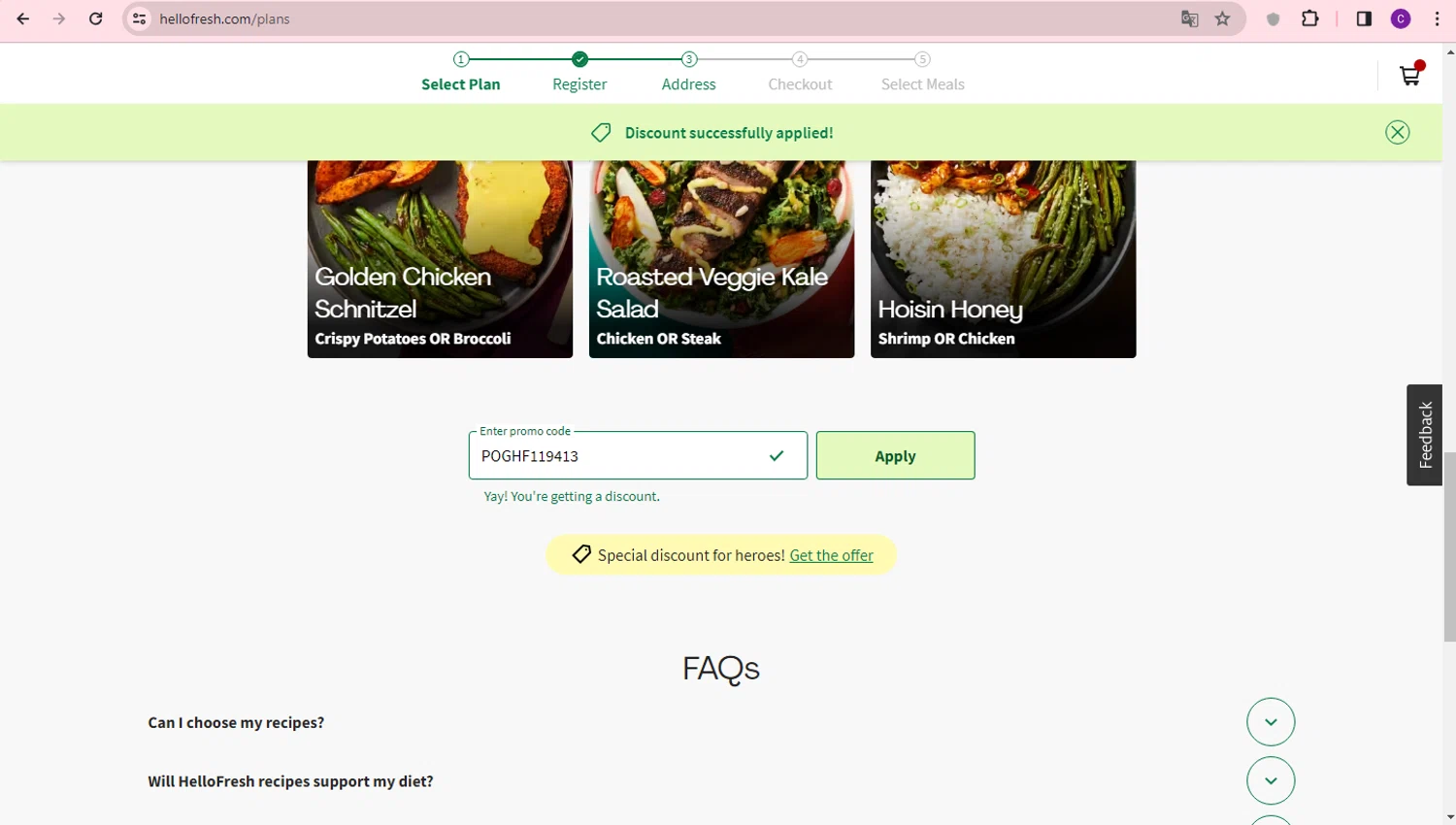 HelloFresh Promo Codes 75 Off July 2024