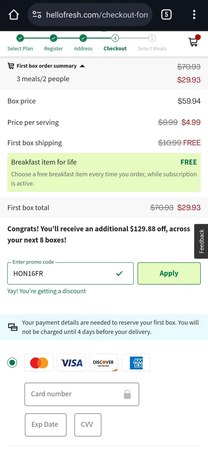 HelloFresh Promo Codes 75 Off February 2024