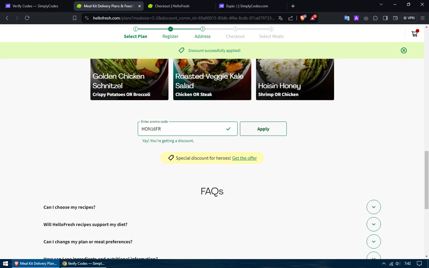 HelloFresh Promo Codes 30 Off Discount Codes in August 2024