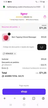 Hello Nancy coupon verification screenshot