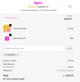 Hello Nancy coupon verification screenshot