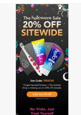 TREAT20 coupon verification screenshot