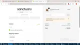 Sanctuary coupon verification screenshot