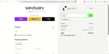 Sanctuary coupon verification screenshot