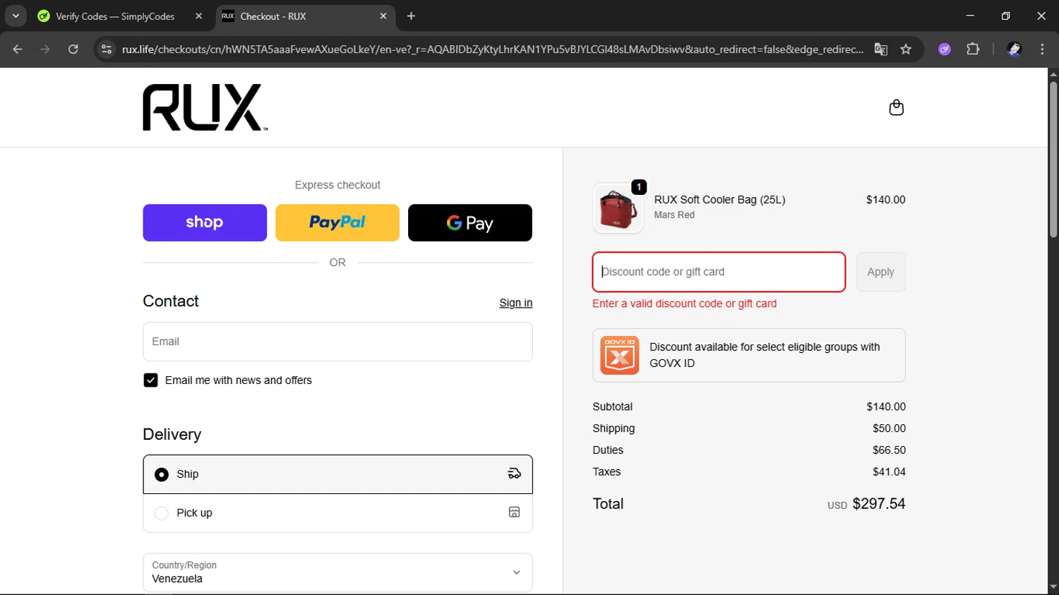 Hema Maps discount code screenshot showing code HEMA10 applied at Hema Maps checkout page. Uploaded by SimplyCodes community member TokenElite6436 on Nov 19, 2025