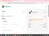 Hempelf coupon verification screenshot