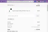 HEMP20 coupon verification screenshot