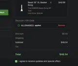Hemper coupon verification screenshot