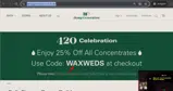 Hemp Generation coupon verification screenshot