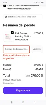 SPRING25 coupon verification screenshot
