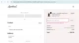 FINALSALE coupon verification screenshot