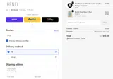 Henly coupon verification screenshot