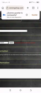 Henning Group coupon verification screenshot