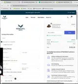WELCOME10 coupon verification screenshot