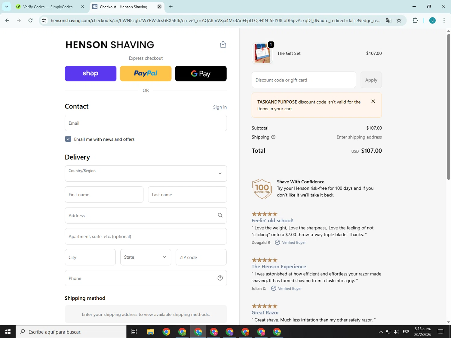Henson Shaving Coupons & w/Code Discounts Feb 2026