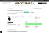HepCat Store coupon verification screenshot