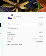 TRACYC30 coupon verification screenshot