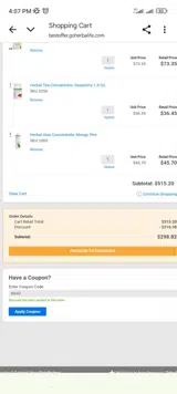 Dis42 coupon verification screenshot