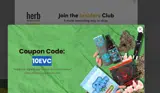 Herb Approach coupon verification screenshot
