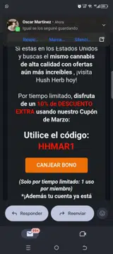 Herb Approach coupon verification screenshot