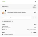 MARVALESTUDIOS coupon verification screenshot