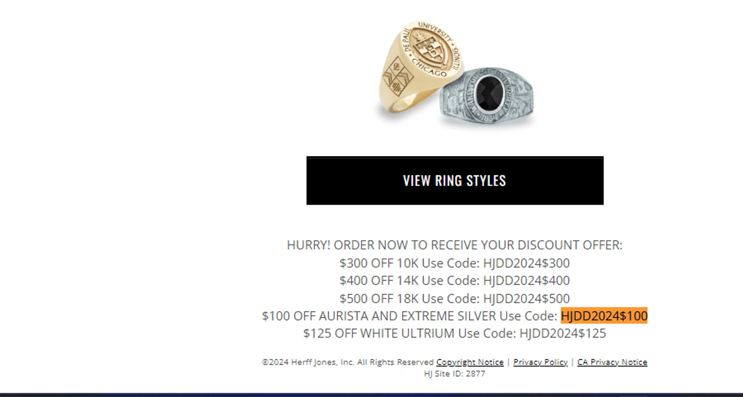 Herff Jones Promo Codes 125 Off September 2024