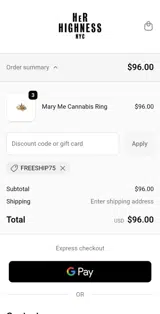 FREESHIP75 coupon verification screenshot