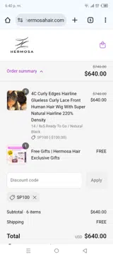 sp100 coupon verification screenshot