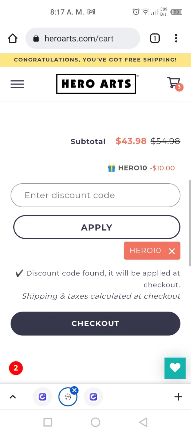 how to use Hero Arts coupons