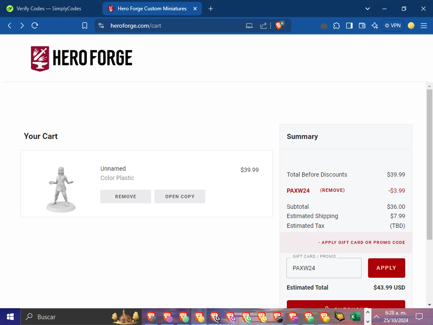 how to use Hero Forge coupons