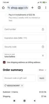 BDDQCNGXNT coupon verification screenshot