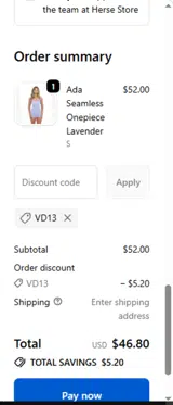 vd13 coupon verification screenshot