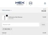 WELCOME coupon verification screenshot