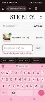 Summer20 coupon verification screenshot