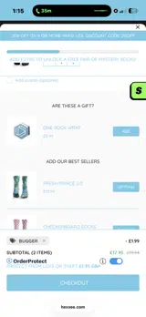BUGGER coupon verification screenshot