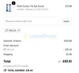 HELLO coupon verification screenshot