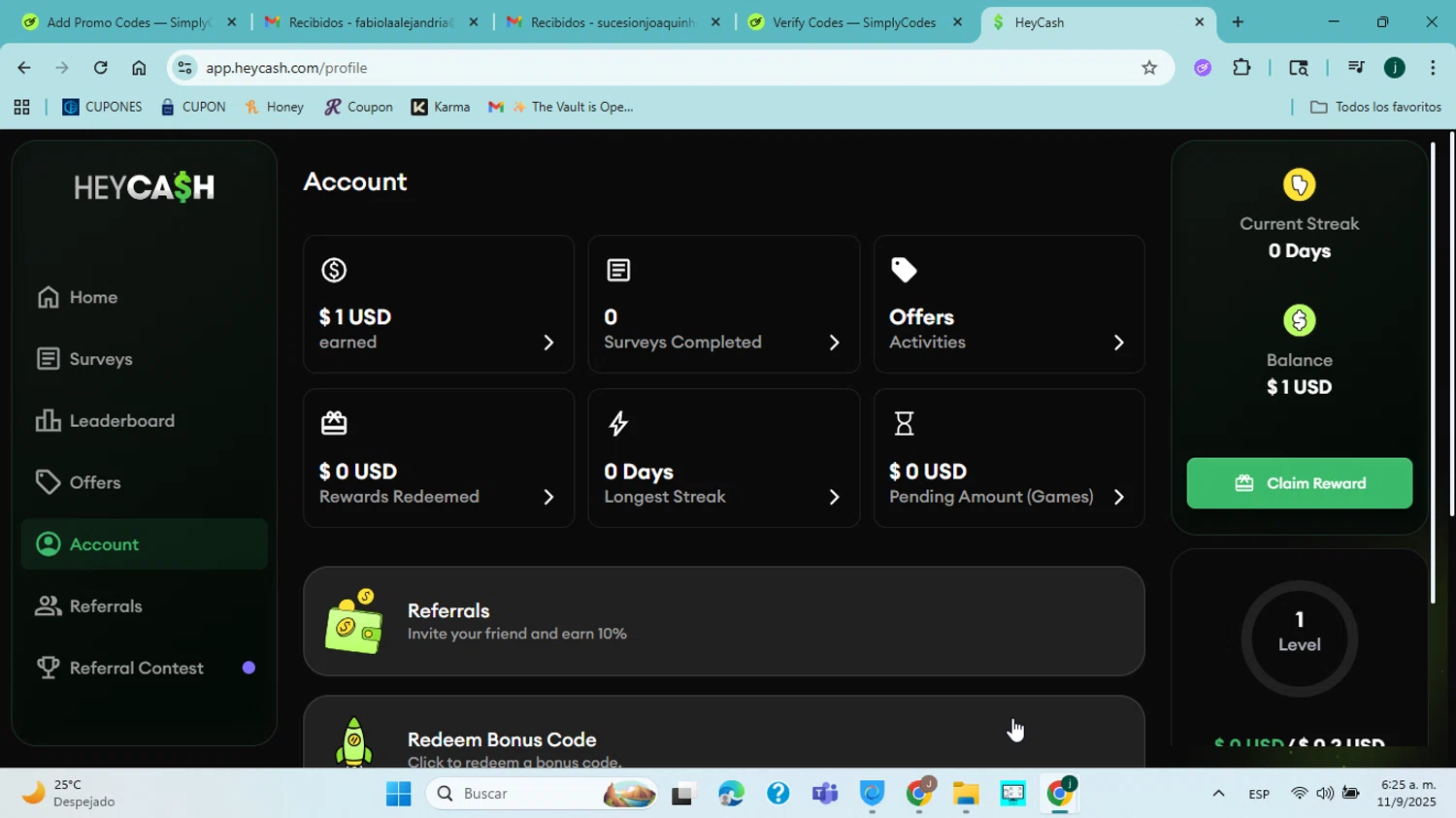 Hey Cash promo code screenshot showing code XASZJ2 applied at Hey Cash checkout page. Uploaded by SimplyCodes community member jorgejavierherrera on Sep 11, 2025