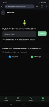 MEGA10FRIDAY coupon verification screenshot
