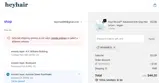 heyhair15 coupon verification screenshot
