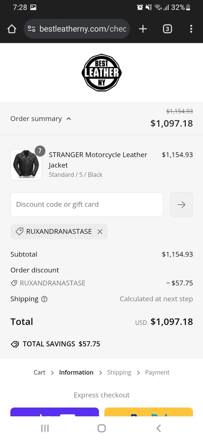 HeyReach checkout page showing HeyReach coupon code box | Screenshot taken by SimplyCodes community member on Mar 8, 2025