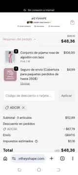 Adcsr coupon verification screenshot