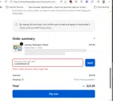 CLEANFREAK15 coupon verification screenshot