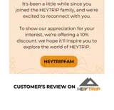 HEYTRIPFAM coupon verification screenshot