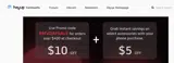 RMVDAYSALE coupon verification screenshot