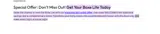 WELCOME10 coupon verification screenshot