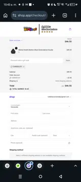 CHRIS92351 coupon verification screenshot