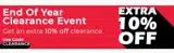 CLEARANCE coupon verification screenshot