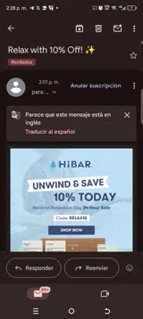 Relax10 coupon verification screenshot