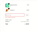 MNM50 coupon verification screenshot